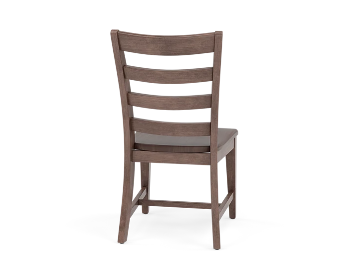 Kincaid Kafe Ladderback Side Chair Wood Seat for your Dining Room